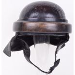 Spanish Civil War Period Leather Tankers Helmet