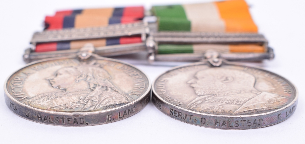 East Lancashire Regiment Boer War Campaign Medal Pair - Image 2 of 3