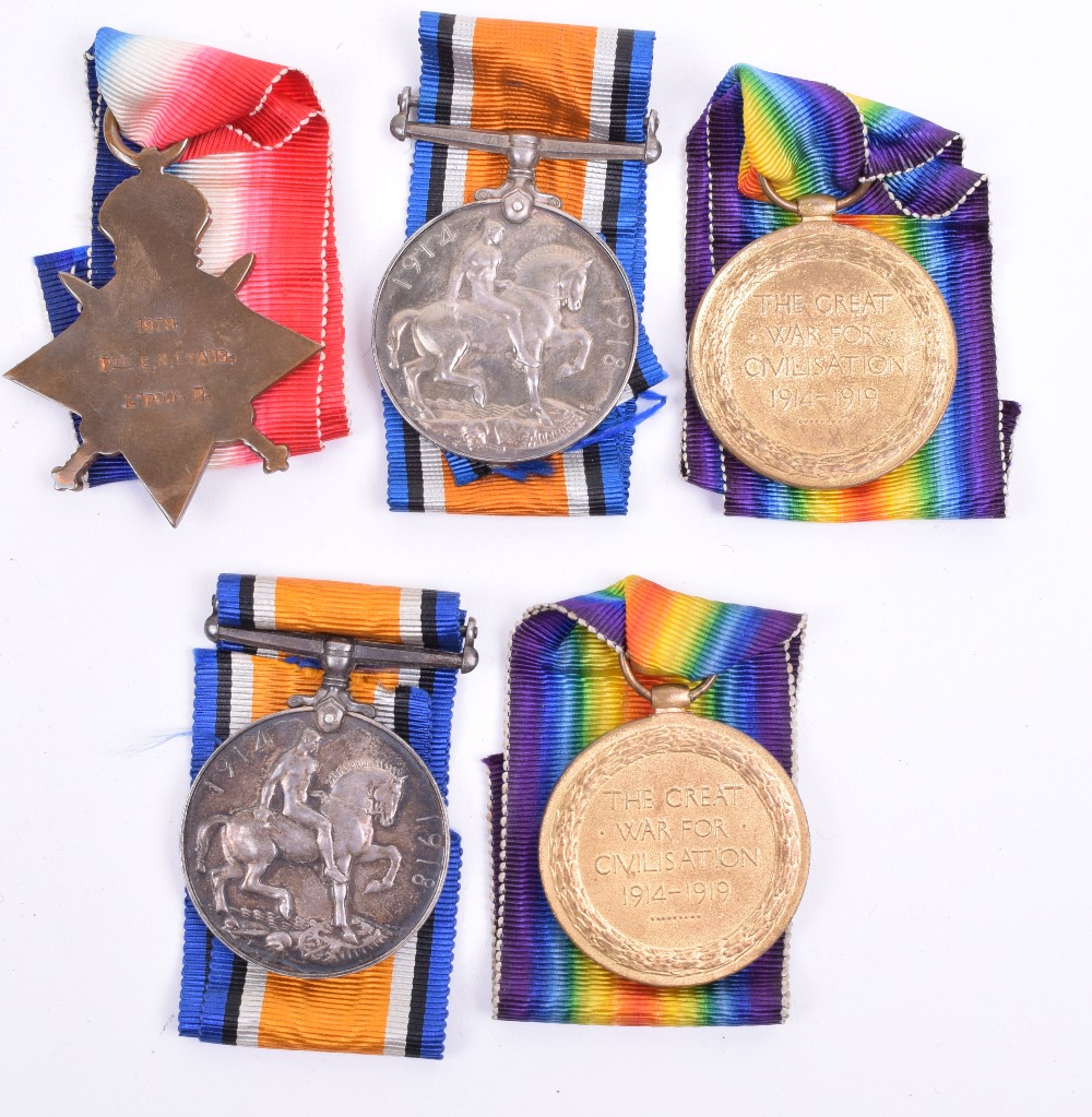 WW1 Brothers-in-Law Medal Groups of Liverpool Regiment and Royal Welsh Fusiliers Interest - Image 3 of 3