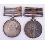 Cheshire Regiment Queen’s South Africa and King’s South Africa Medal Pair