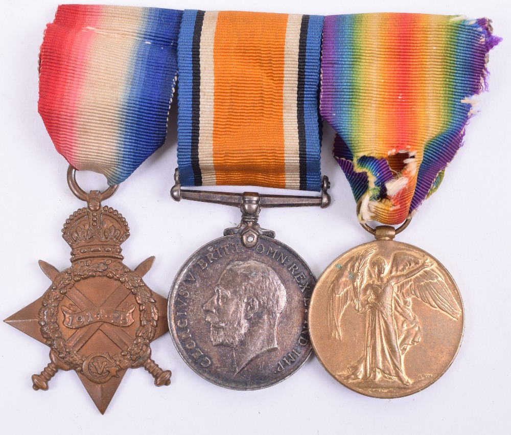 King’s Royal Rifle Corps 1914-15 Star Medal Trio