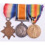 King’s Royal Rifle Corps 1914-15 Star Medal Trio