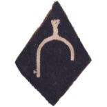 WW1 HQ 74th Yeomanry Division Cloth Formation Sign