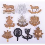 10x Officer Training Corps (O.T.C) Cap Badges