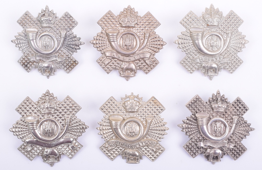 6x Highland Light Infantry Glengarry Badges