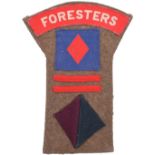 WW2 Battle Dress Combination 61st Infantry Division 183rd Brigade 1st Battalion Sherwood Foresters