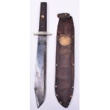 Large Bowie Type Knife