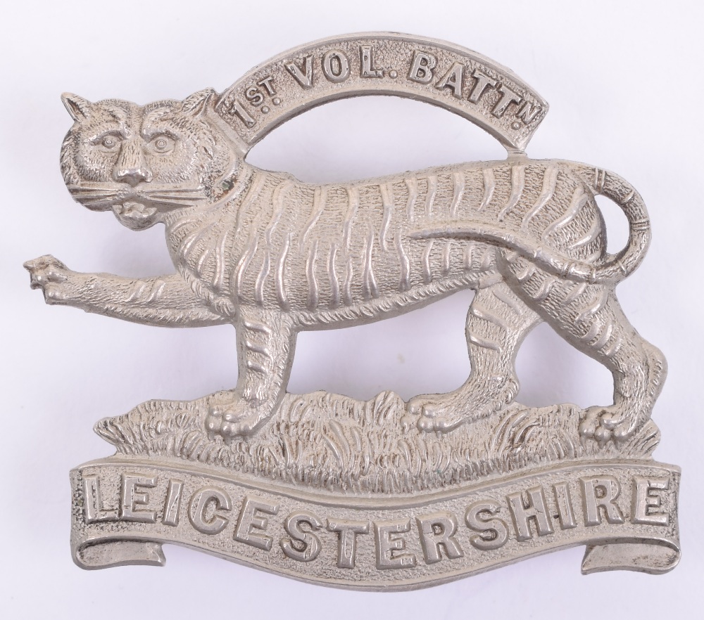 1st Volunteer Battalion Leicestershire Regiment Cap Badge