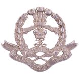 1908 Hallmarked Silver Middlesex Regiment Officers Cap Badge
