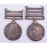 An Interesting Boer War ‘Relief of Kimberley’ Queens South Africa and Kings South Africa Medal Pair