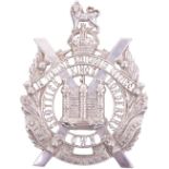 Fine Quality Silvered Kings Own Scottish Borderers Glengarry Badge