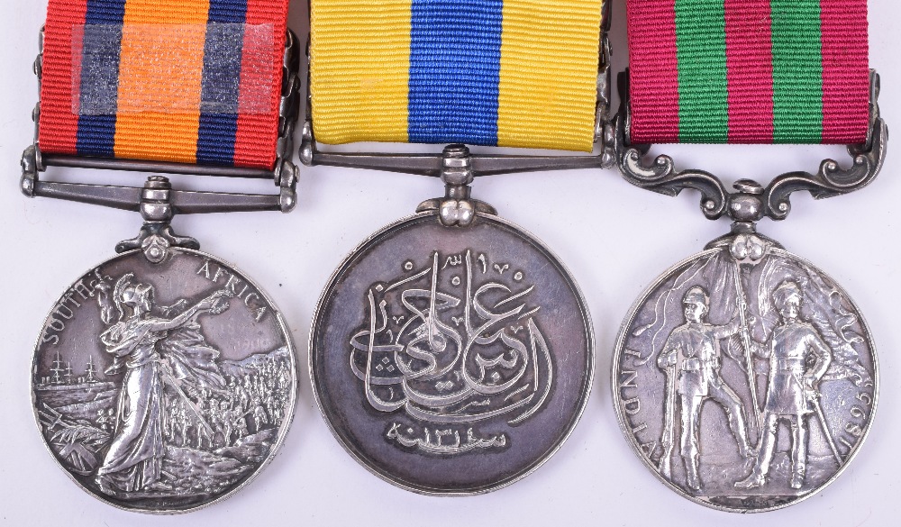 Victorian Relief of Chitral, Sudan and Boer War Campaign Medal Group of Three Seaforth Highlanders - Image 4 of 4