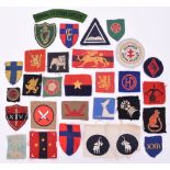 Selection of Mostly WW2 Cloth Formation Signs