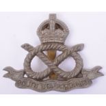 WW2 War Economy Plastic South Staffordshire Regiment Cap Badge