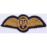 WW2 Air Transport Auxiliary (A.T.A) Pilots Wing