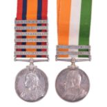 Coldstream Guards Boer War Campaign Medal Pair