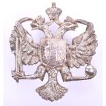 Sterling Silver Kings Dragoon Guards Officers Cap Badge by Gaunt