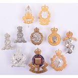 10x Officers Cap Badges