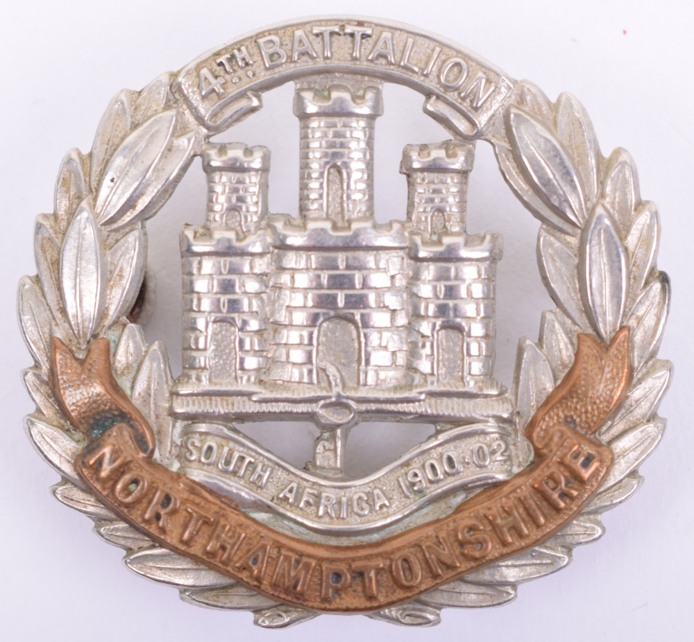 4th Battalion Northamptonshire Regiment Cap Badge