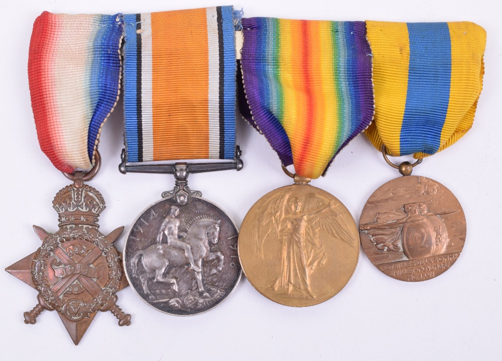 Great War Suffolk Regiment 1914 Star Medal Trio