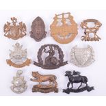 10x Officer Training Corps (O.T.C) Cap Badges