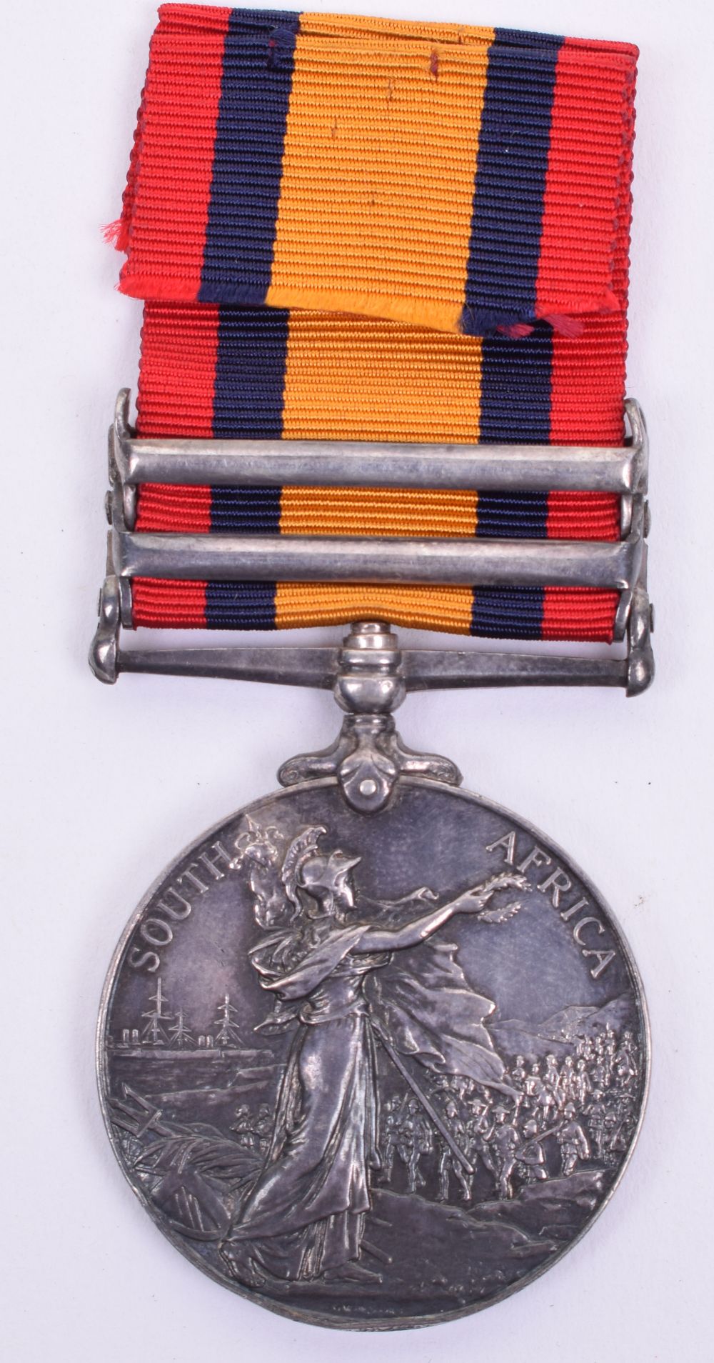 Queens South Africa Officers Boer War Campaign Medal Sherwood Foresters/ Lancashire Fusiliers - Image 3 of 3