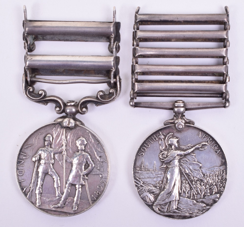 Indian General Service and Boer War Medal Pair 6th Inniskilling Dragoon Guards - Image 3 of 3