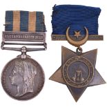 Bombardment of Alexandria 1882 Victoria Cross Action Egypt & Sudan Medal Pair
