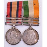 East Lancashire Regiment Boer War Campaign Medal Pair