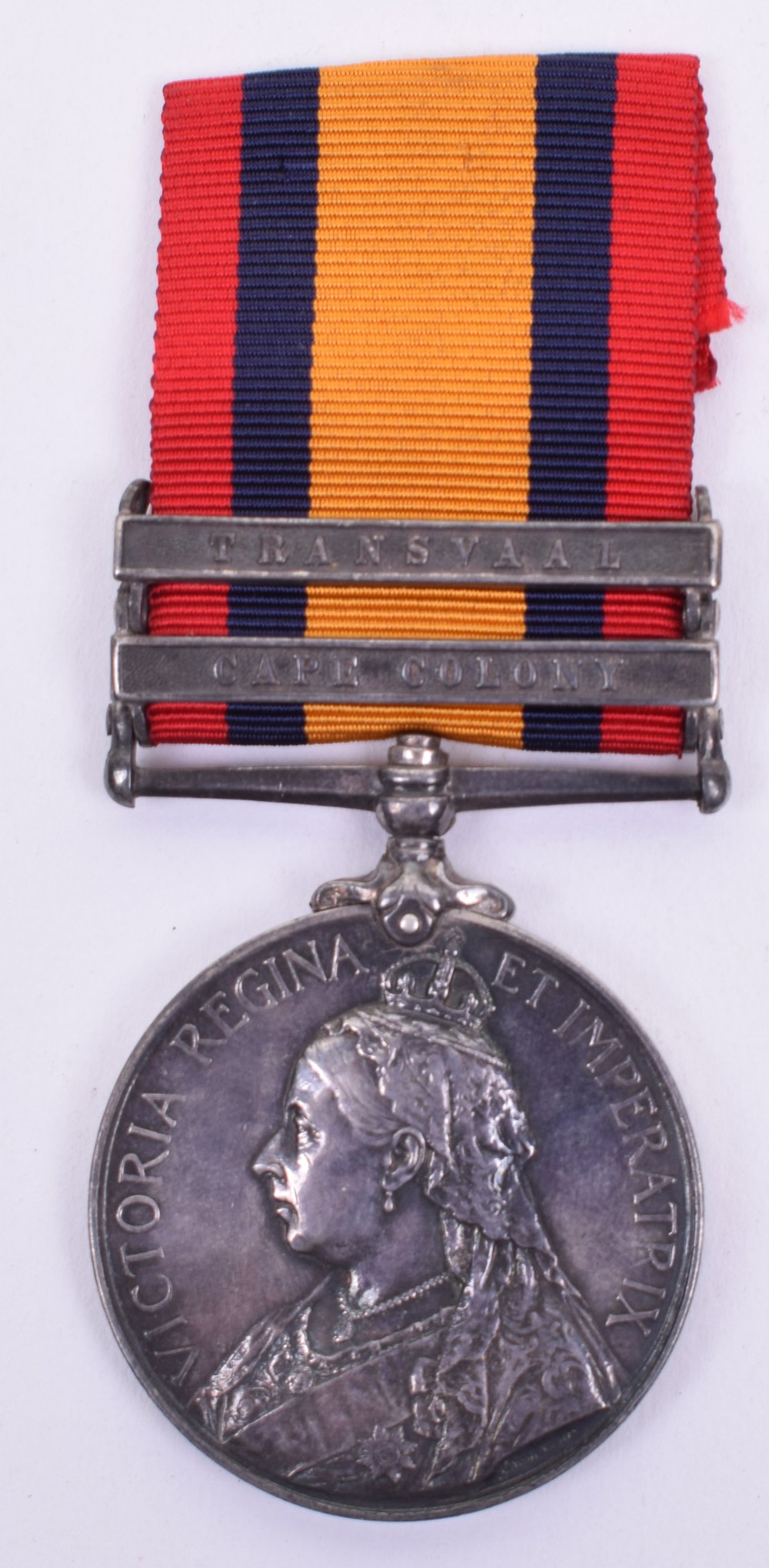 Queens South Africa Officers Boer War Campaign Medal Sherwood Foresters/ Lancashire Fusiliers