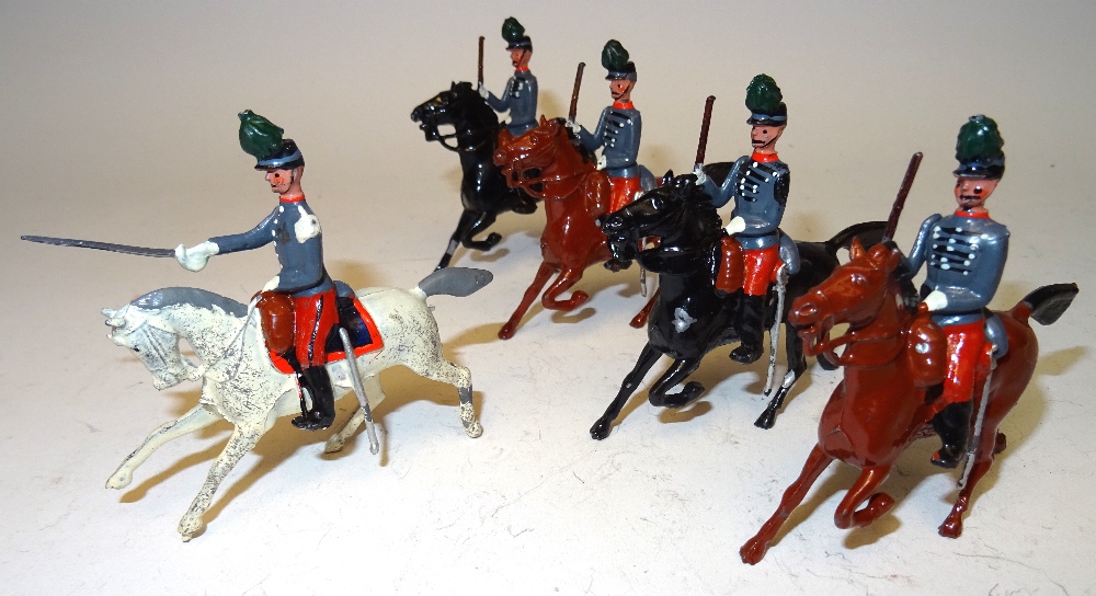 Britains set 139, French Chasseurs a Cheval - Image 2 of 4