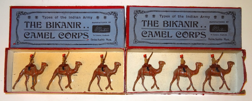 Britains, two sets 123, Bikanir Camel Corps