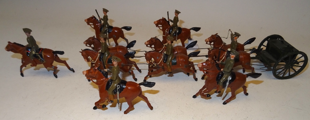 * Britains set 1339, Roya Horse Artillery, service dress - Image 5 of 5