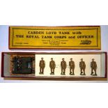 Britains set 1322, Carden Loyd Tank with the Royal Tank Corps and Officer