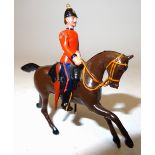 * Britains RARE mounted Royal Engineers Officer, SPECIAL PAINT