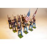 Britains set 228, US Marines with Sergeant