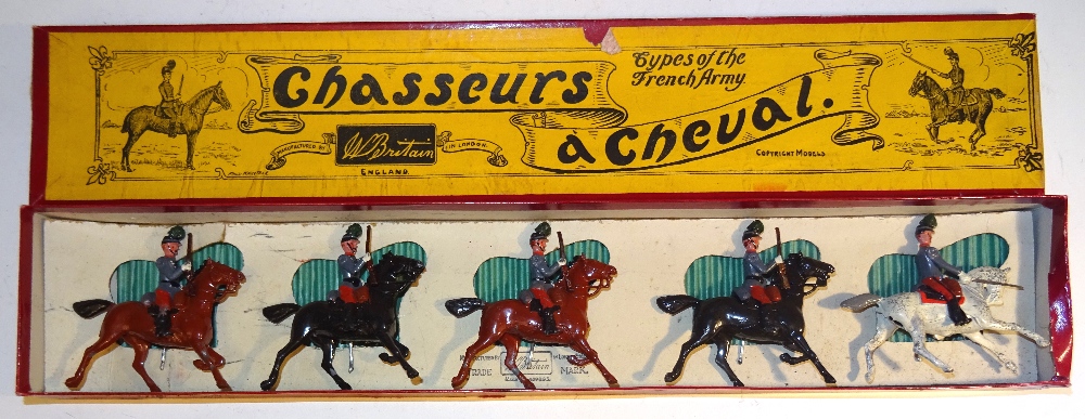 Britains set 139, French Chasseurs a Cheval