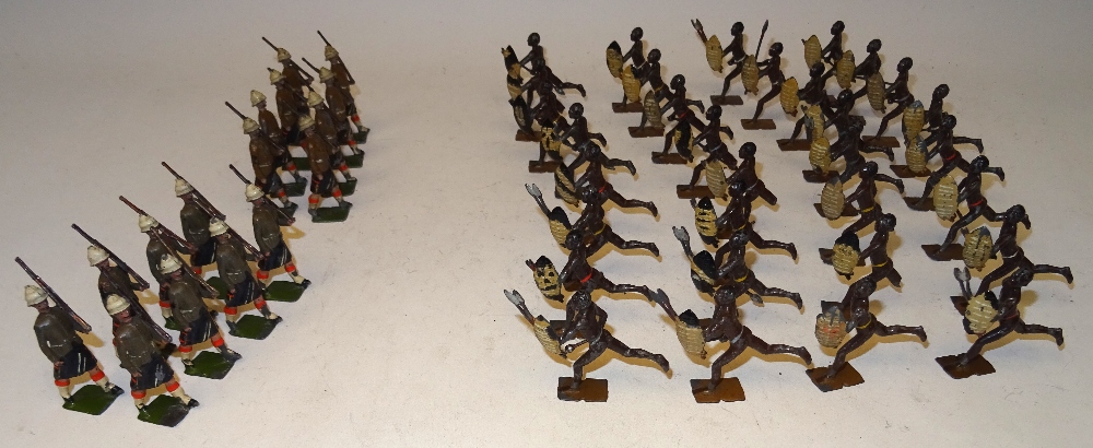 Britains Zulus and Cameron Highlanders - Image 2 of 3