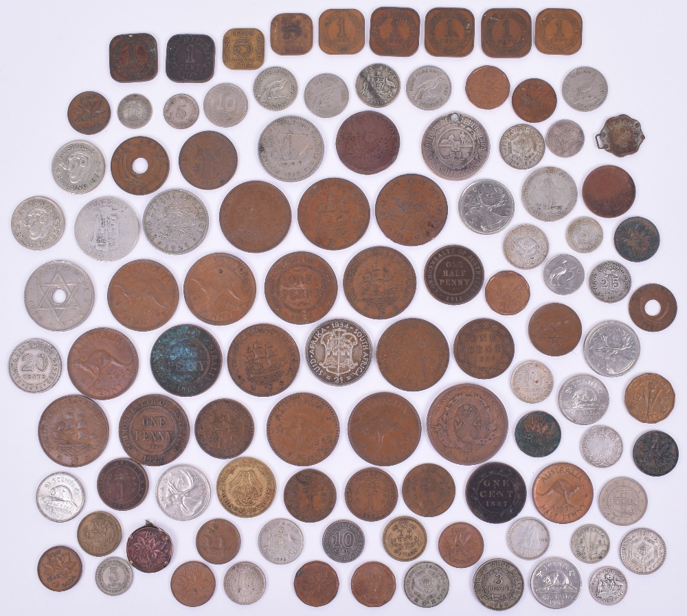 Large Selection of British Colonial and Commonwealth Coins - Bild 2 aus 2