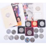 Selection of Great Britain Commemorative Crowns Coins