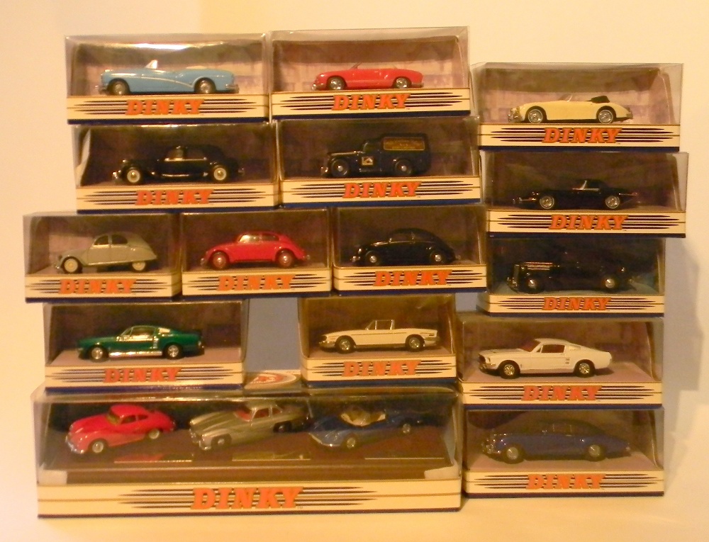 Collection of over 40 Dinky Collection models by Matchbox and Corgi Classic models
