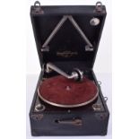 A Columbia No 112 Portable Windup Gramophone