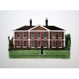 David Gentleman The Deanery, Lichfield lithograph 48 of 150 signed 49 X 63 cm unframed On show at