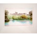 David Bowyer Windsor Castle Etching & Intaglio AP7/15 signed 49 x 58 cm unframed On show at the