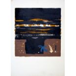 Prunella Clough Wall & Scrap lithograph 10 of 50 signed 81 x 56 cm unframed paper stains in border