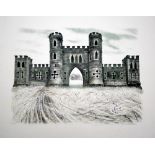 David Gentleman Ralph Allen's Sham Castle lithograph 5 of 100 signed 51 x 63 cm unframed On show