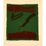 Bruce McLean Untitled 4 screenprint studio proof signed 101 x 76 cm unframed On show at the Curwen