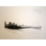 David Bowyer Blackwall Etching & Intaglio 7 of 75 signed 38 x 52 cm unframed On show at the Curwen