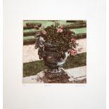 David Suff Flower Urn 1979 etching 75 of 150 signed 24 x 32 cm unframed On show at the Curwen