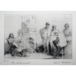 Roland Batchelor The One He Missed etching 31 of 40 signed 12 x 19 cm unframed On show at the Curwen